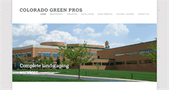 Desktop Screenshot of coloradogreenpros.com
