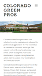 Mobile Screenshot of coloradogreenpros.com