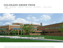 Tablet Screenshot of coloradogreenpros.com